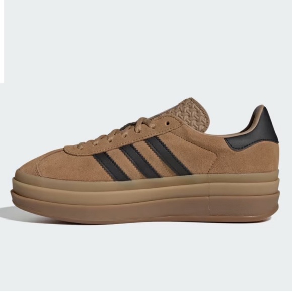 adidas Gazelle Bold Cardboard / Black / Gum - Picture 6 of 12